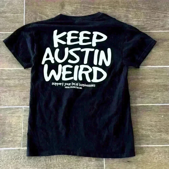 Vintage Harley Davidson Black T-Shirt Texas Cowboy Small “Keep Austin Weird” - Picture 1 of 5